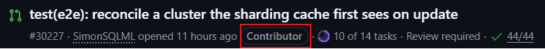 The Contributor badge, now shown next to my name on argo-cd issues and PRs